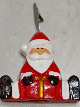 Portafoto /segnaposto Babbo Natale