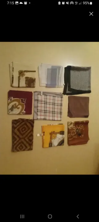 Lote de pañuelos para el cuello