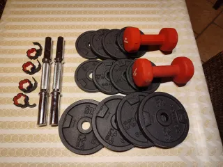 Manubri e pesi palestra