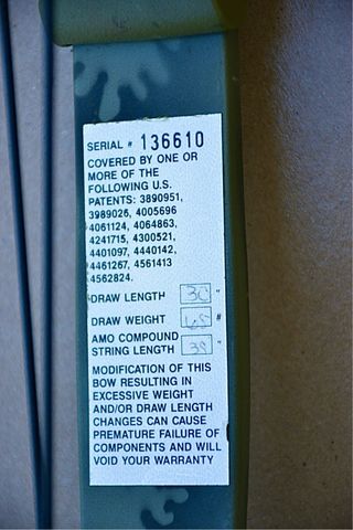 Arco de poleas Bear Whitetail Hunter