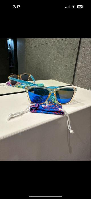 Gafas de Sol Skull Rider Azules y Multicolor
