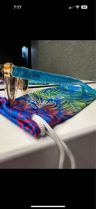 Gafas de Sol Skull Rider Azules y Multicolor