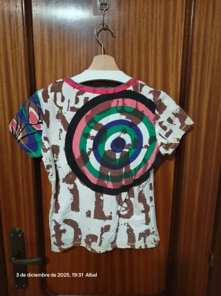 Camiseta Talla M Estampado Abstracto