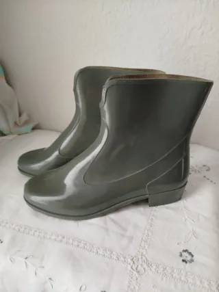 Botas de agua verdes