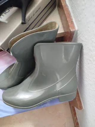 Botas de agua verdes