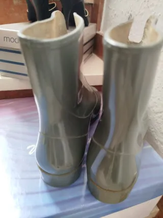 Botas de agua verdes
