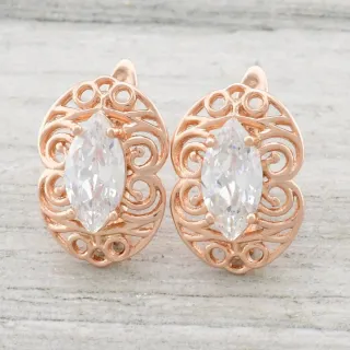 3 joyas por 15€. Pendientes chapados en oro rosa