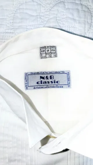 Camisa Esmoquin Fiesta Fin de Año