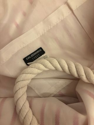 Borsa mare Calzedonia righe rosse e bianche