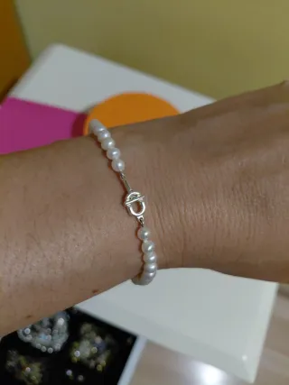 Pulsera Tous Plata y Perlas