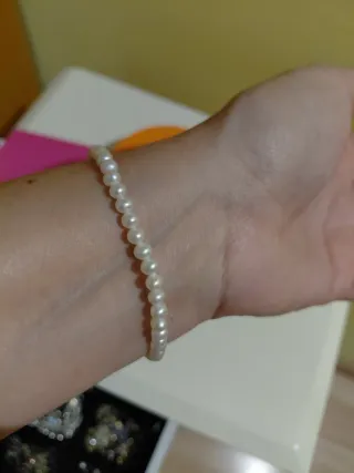 Pulsera Tous Plata y Perlas