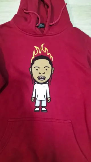 Sudadera Sprinter Roja Dibujo Chico