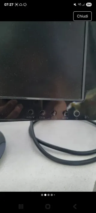 Monitor LED Philips 19 pollici nero