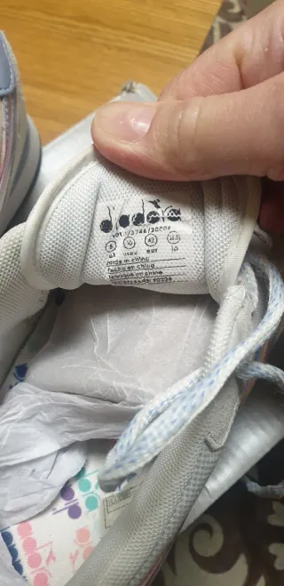 Diadora Simple Run Grigio Bianco Scarpe Donna