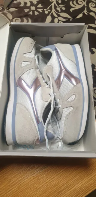 Diadora Simple Run Grigio Bianco Scarpe Donna