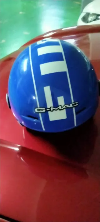 Casco Moto G-Mac Azul