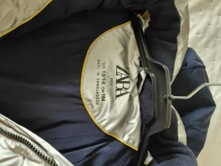 Cazadora Zara plateada talla M