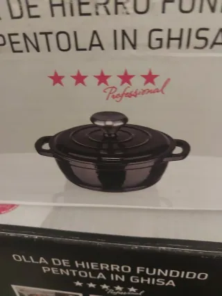 Olla Hierro Fundido Ernesto 1,13L Negra