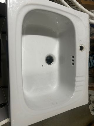 Fregadero Roca Blanco Porcelana