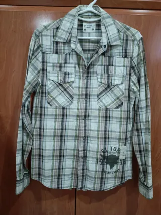 Camisa de cuadros Mujer