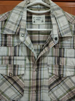 Camisa de cuadros Mujer