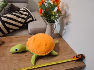 Peluche Tortuga Grande Ikea Naranja y Verde