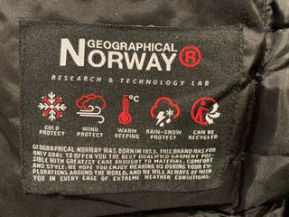 Parka Norway Bench Hombre Talla M Negra