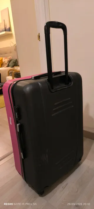 Maleta rígida alta calidad rosa