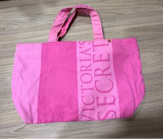 Bolsa shopper Victoria's Secret, de lona rosa