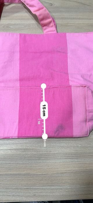 Bolsa shopper Victoria's Secret, de lona rosa