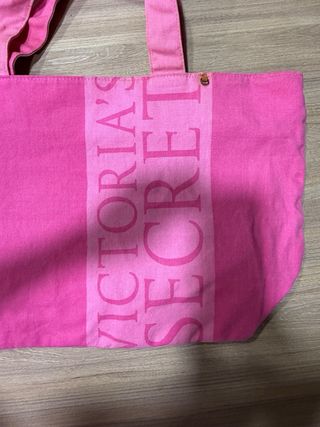 Bolsa shopper Victoria's Secret, de lona rosa
