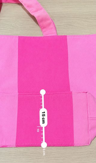 Bolsa shopper Victoria's Secret, de lona rosa