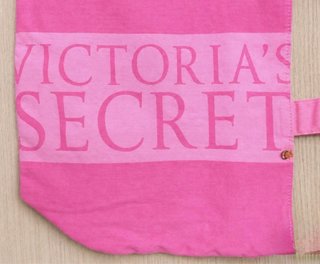 Bolsa shopper Victoria's Secret, de lona rosa
