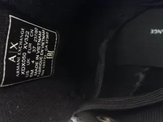 Scarpe Armani originali nere e blu