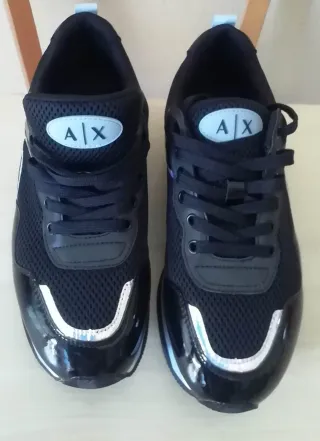 Scarpe Armani originali nere e blu