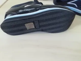 Scarpe Armani originali nere e blu