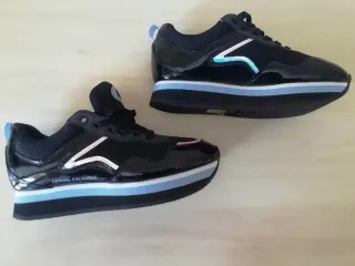 Scarpe Armani originali nere e blu