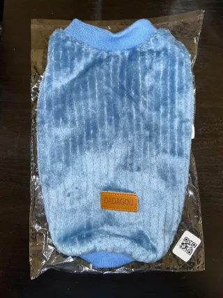 Magliette per cane rosse e blu