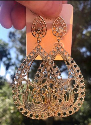 Pendientes Paola Dorados Filigrana