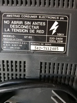 Amstrad CPC 464 Monitor y Teclado