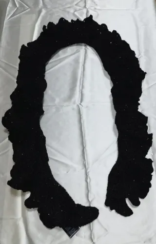 Bufanda fiesta brillo mujer