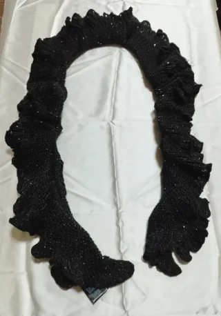 Bufanda fiesta brillo mujer