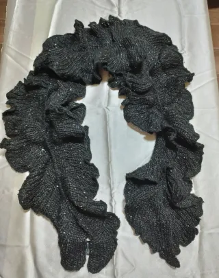 Bufanda fiesta brillo mujer