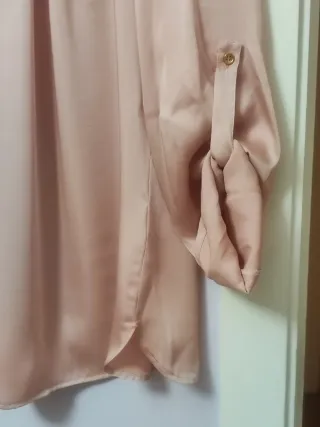 Blusa El Caballo Talla M Rosa y Dorada