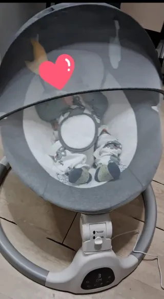 Mecedora eléctrica bebé 5 movimientos