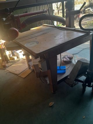 Mesa de corte para madera