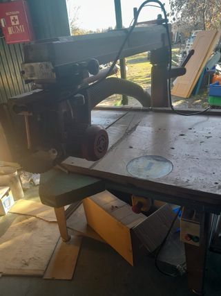 Mesa de corte para madera