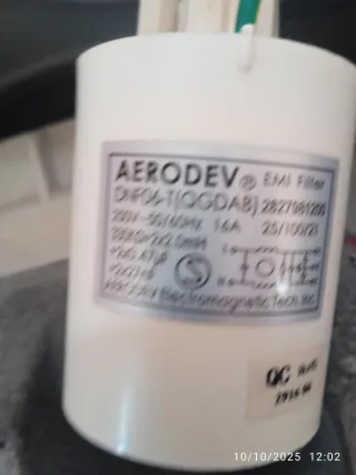 Filtro EMI AERODEV DNF06-T 16A