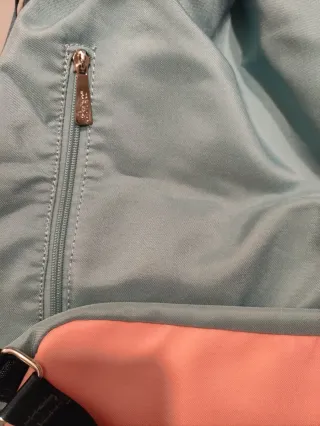 Mochila Mr. Wonderful azul y rosa