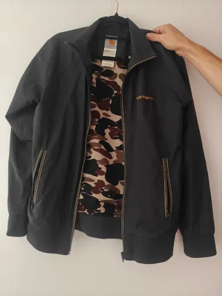 Cazadora bomber Carhartt negra s